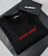 UNISEX Тениска "НЯМАМ НЕРВИ" black&red