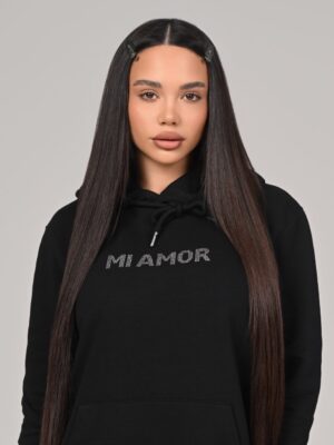 Hoodie с камъни MI AMOR